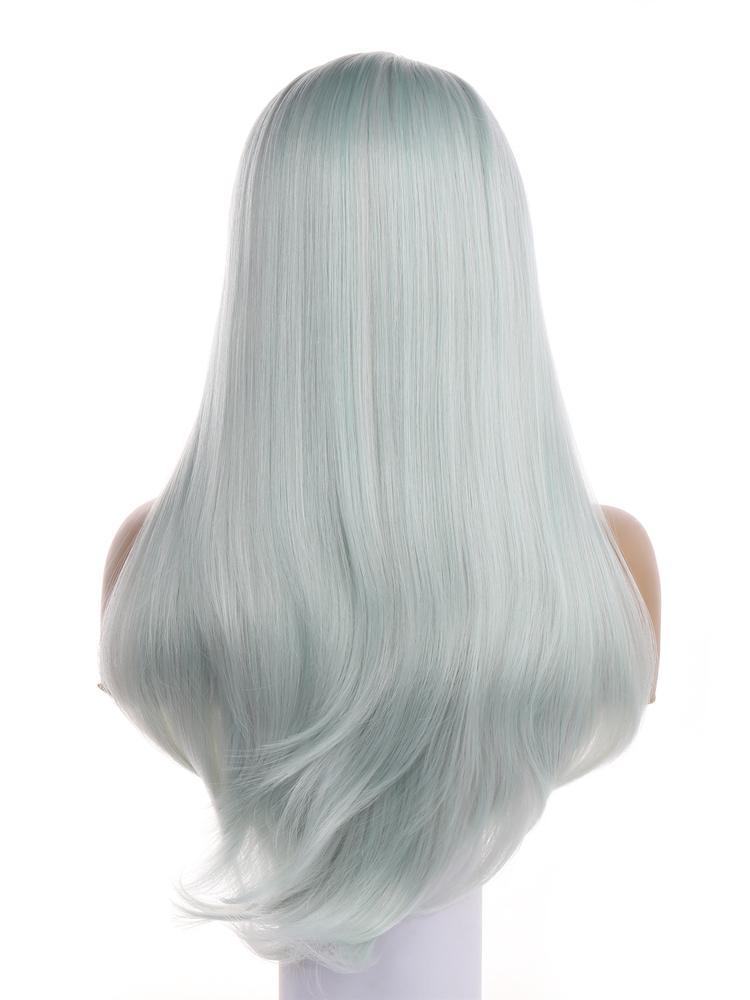 April Light Green Long Synthetic Lace Front Wig DL0040 - princesswig