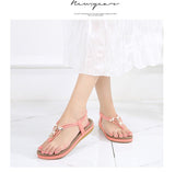 Women Flat Platform Ladies Summer Wedges Sandals Casual Female Footwear Plus Size