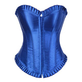 Women Victorian Brocade Corset Bustier Lingerie Top Waist Cincher Body Shaper Sexy Overbust Corset Bridal Cosplay Costume