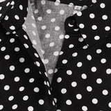 2021 Turn Down Collar Single-Breasted Polka Dot Summer Cotton Shirt Dress Women 50s Rockabilly Vintage Sleeveless Midi Dresses