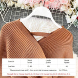 Women Autumn Winter Sweater Dress Batwing Long Sleeve Cross V Neck Sexy Elegant Knitted Bodycon Midi Dress With Belt