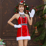 Sexy Santa Claus Costume Cosplay For Women Christmas Costume Dress For Adult