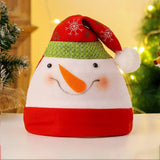 Christmas Hat Children Cartoon Snowman Elk Christmas Decoration Plush Cap Adult Antlers Supplies Santa Claus Gifts