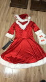 Female Christmas Santa Claus Costume Cosplay Santa Claus Outfit Suit For Hot Adults Women Xmas Costume Fancy Dress