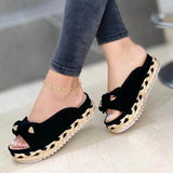 Women Sandals Flats Hemp Rope Soft Sole Summer Slippers Comfort Suede Platform Shoes Female Footwear