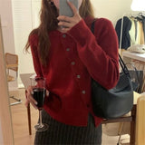 Autumn Women Coat Oblique-breasted Long Sleeve irregular Sweater Cardigan Solid Elegant Casual Sweater