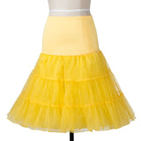 Vintage 50s 60s Women Ball Gown Tutu Skirt Swing Rockabilly Petticoat Underskirt Crinoline Fluffy Pettiskirt for Wedding