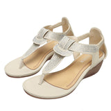 Summer Women Flats Sandals Ladies Rome Style Footwear Open Toe Shoes Plus Size