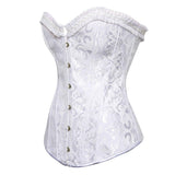 Corset Top for Women Sexy Lace Bustier Corset Lingerie Steel Boned Waist Cincher Bodyshaper Costume Gothic Corsets Plus size