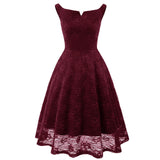 Pink Floral Lace Swing Sleeveless Tunic Vestidos Vintage Elegant Runway Evening Party Formal Dress