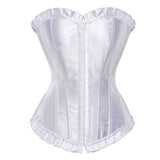 Women Victorian Brocade Corset Bustier Lingerie Top Waist Cincher Body Shaper Sexy Overbust Corset Bridal Cosplay Costume