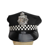 Childs Occupation police Costume Traffic police Vest & Cap Hat Costume Fancy Dress Outfit  for 3-9years children