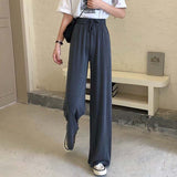 Women High Waist Casual Pants Korean Style All-match Loose Comfortable Sweatpants