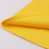 Yellow Summer Short Sleeve Turn Down Collar Cotton Robe Pin Up Swing Vintage 50s 60s Retro Dresses