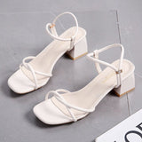 Women High Heels Summer Party Wedding Shoes Classics Non-slip Sexy Ladies Sandalias