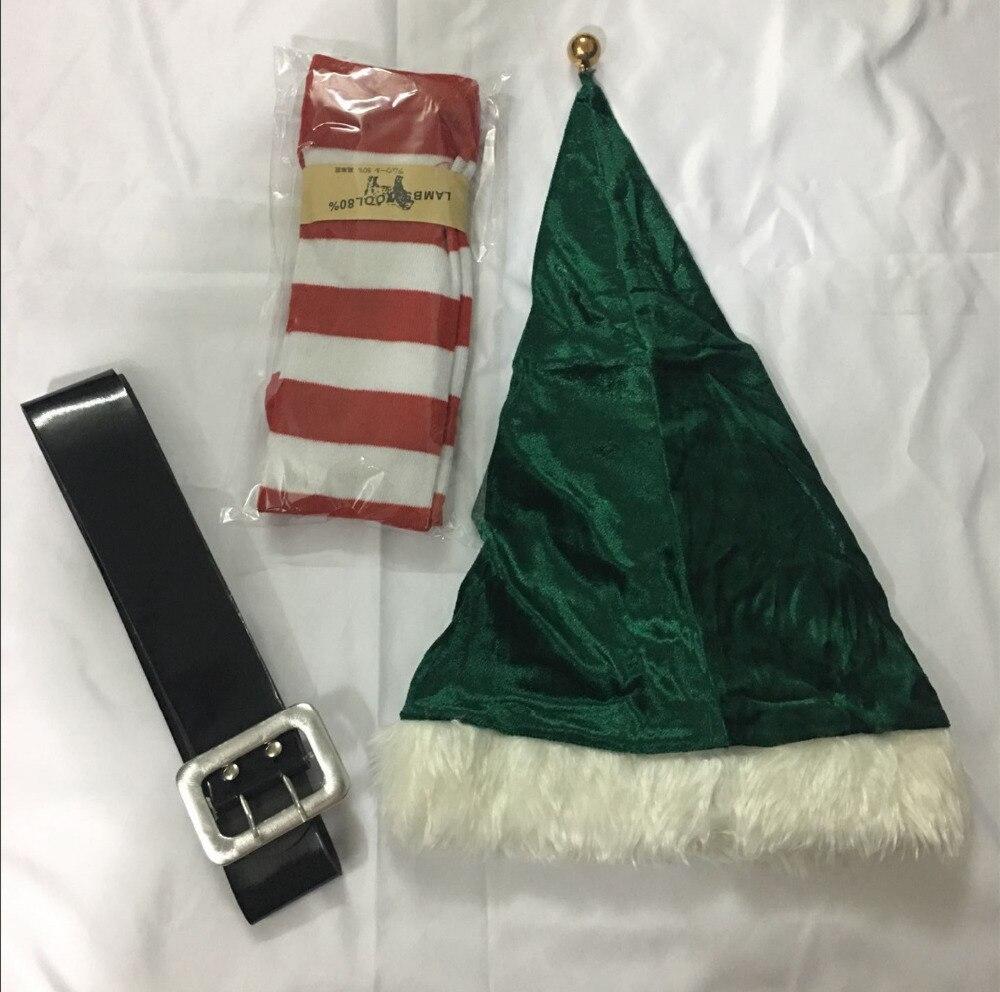 Lady Velvet Christmas Dress Sexy Christmas Tree Clothing Santa Claus Costume Green Elf Xmas Party Dress