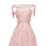 Elegant Tassel Strapless Off Shoulder Holiday Wear Short White Evening Party Dresses