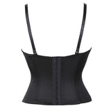 Straps Sexy Womens Boned Waist Cincher Corset Bustier Overbust Lingerie Underwear Size XS-XXL