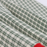 1950s Red Green Plaid Sleeveless Bowknot Open Back Robe Pin Up Sexy Vacation Party Casual Dresses