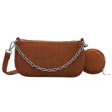 Small Corduroy Crossbody Shoulder Bag