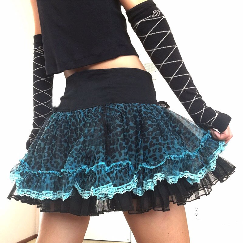 2021 Lace Up Goth Y2K Pleated Skirt Woman Punk Style Dark Academia Aesthetic Vintage 90s Streetwear Black Dance Mini Skirt