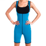 Women Slim Shapewear Bodysuit Neoprene Sauna Tight stretchy Lose Weight Sport Set