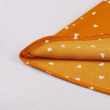Orange Polka Dot Plus Size High Waist V Neck Robe Pin Up Vintage Dress With Pockets
