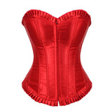 Women Victorian Brocade Corset Bustier Lingerie Top Waist Cincher Body Shaper Sexy Overbust Corset Bridal Cosplay Costume