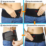 Adjustable Sciatica Pain Relief Brace with Double Diamond Shape for Sciatic