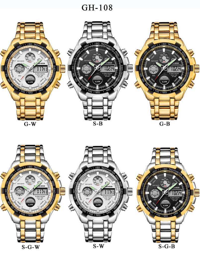Creative Design Waterproof Men Quartz Watches