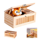New Electronic Useless Box with Sound Cute Tiger Toy Gift Stress-Reduction Desk