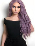 Long Cymbidium Soft Pink Curly Synthetic Lace Front Wig