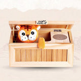 New Electronic Useless Box with Sound Cute Tiger Toy Gift Stress-Reduction Desk