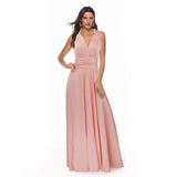 Long Women Bridesmaid Formal Multi Way Wrap Convertible Infinity Hollow Out Maxi Party Bandage Dress