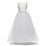 Elegant Lace Princess Girl Christmas Party Wedding Gown Kids Dress