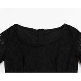 Black Gothic Lace Party Dress Long Flare Sleeve Halloween Goth Punk Vintage Retro Victorian Steampunk Mini Tunic Jurk Streetwear