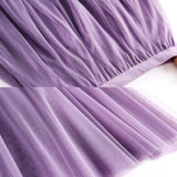 Women Long Elegant High Waist A Line Pleated Skirt Korean Style Vintage Streetwear Ladies Tulle Midi Skirt