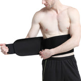 Waist Trimmer Belt For Men and Women Slim Body Sweat Wrap for Stomach and Back Lumbar Support