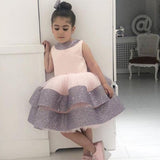 Baby Girls Newborn Birthday Sequin Big Bow Tutu Elegant Wedding Ball Gown Infant Dress