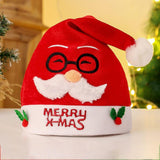 Christmas Hat Children Cartoon Snowman Elk Christmas Decoration Plush Cap Adult Antlers Supplies Santa Claus Gifts