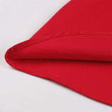 Red Vintage Summer Casual Short Sleeve Robe Pin Up Swing Midi Party Office Ladies Dresses