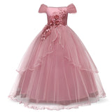 Christmas New Year Girls Costume Party Ball Gown Kids Princess First Communion Wedding Children Dresses