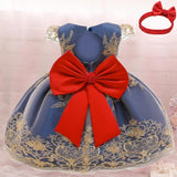 Baby Girls Christmas Dress 3 6 9 12 18 24 Months Toddler Newborn Lace Princess Dress