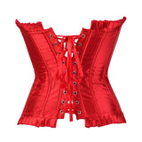 Women Victorian Brocade Corset Bustier Lingerie Top Waist Cincher Body Shaper Sexy Overbust Corset Bridal Cosplay Costume