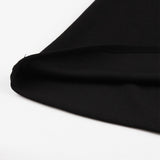 White And Black Contrast Color Summer Vintage Clothes Short Sleeve Robe Pin Up Swing Office Ladies Dresses