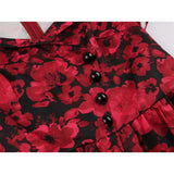 Vintage 50s 60s Retro Summer Short Sleeve Robe Pin Up Swing Midi Elegant Casual Floral Dress