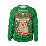 Ugly Christmas Sweater for Gift Funny Pullover Thin Sweater Womens Mens Jerseys Tops Autumn Winter Clothing Xmas Lady