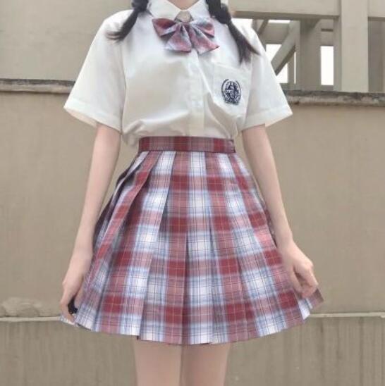 JK uniform Autumn Summer Short/long Sleeve Japanese School Uniforms For Girls Sailor Pleated Skirt JK Sets Uniform