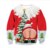 Ugly Christmas Sweater 3d Antler Print Novelty Ugly Christmas Sweater Unisex Men Women Long Sleeve Pullover Jumpers Sweater