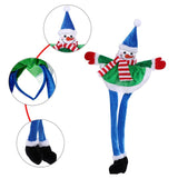 2022 New Christmas Hats Santa Claus Headgear Christmas Gifts Move Snowman Funny Cap Toys Holiday Dance Party Performance Props